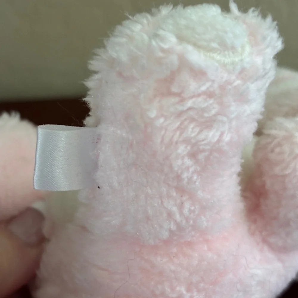 Cheer Bear Care Bear Pink W/ Rainbow Plush Toy Stuffed Animal Vintage 1980s Mini - Picture 7 of 9